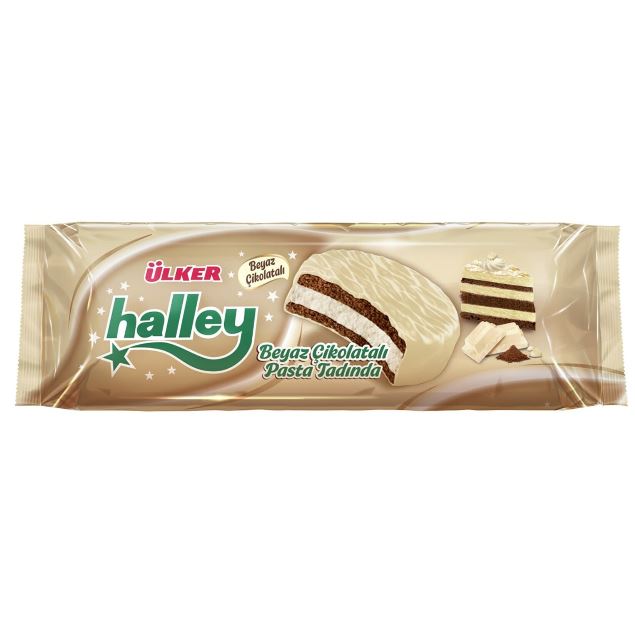 Ülker Halley Beyaz Çikolatalı Bisküvi 210 Gr