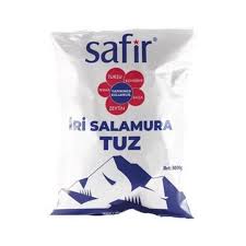 Safir İri Salamura Tuz Poşet 3000 Gr