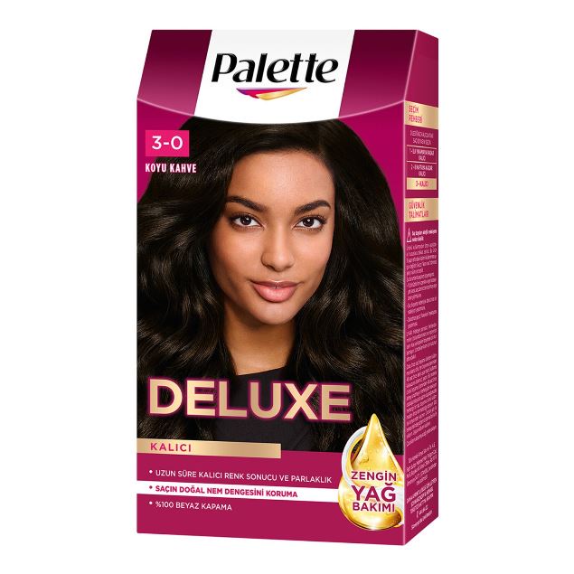 Palette Deluxe Saç Boyası Koyu Kahve 3-0