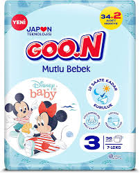 Goon Bebek Bezi 3 Numara 34+2 Adet