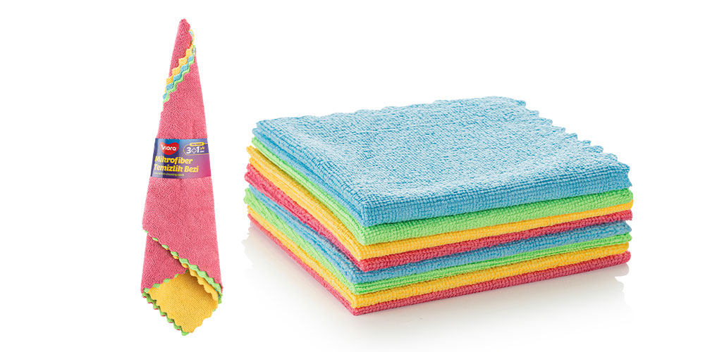 Viora Mystic Temizlik Bezi Eco Clean 33x33 cm 4 Lü