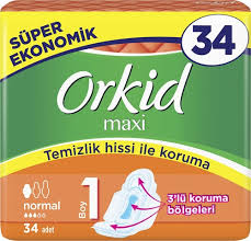 Orkid Maxi Normal Boy Hijyenik Ped 34 Lü