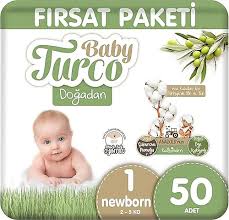 Baby Turco Doğadan Fırsat 1 Numara 50 Adet
