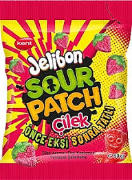 Kent Jelibon Sour Patch Kids Çilek 80 Gr
