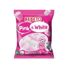 Bebeto Marshmallow Pink White 70 Gr