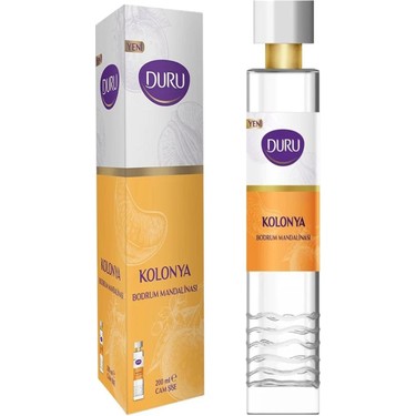 Duru Kolonya Bodrum Mandalinası Cam Şişe 200 Ml