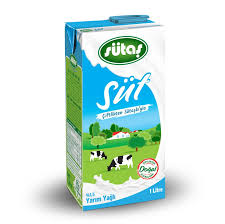 Sütaş Süt Yarım Yağlı 1 Lt