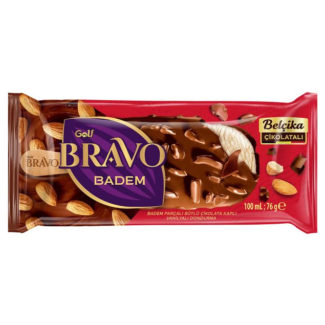 Golf Bravo Belçika Çikolatalı Badem 100 ml