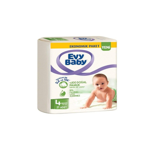 Evy Baby 4 Numara Maxi 27'li Bebek Bezi