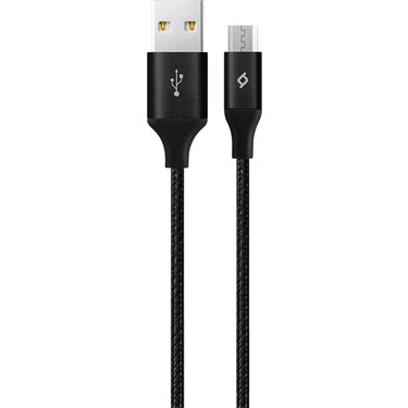 Ttec AlumiCable XL Micro USB Kablo Siyah  2 Mt
