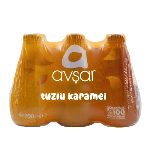 Avşar Soda Tuzlu Karamel  6x200 ml