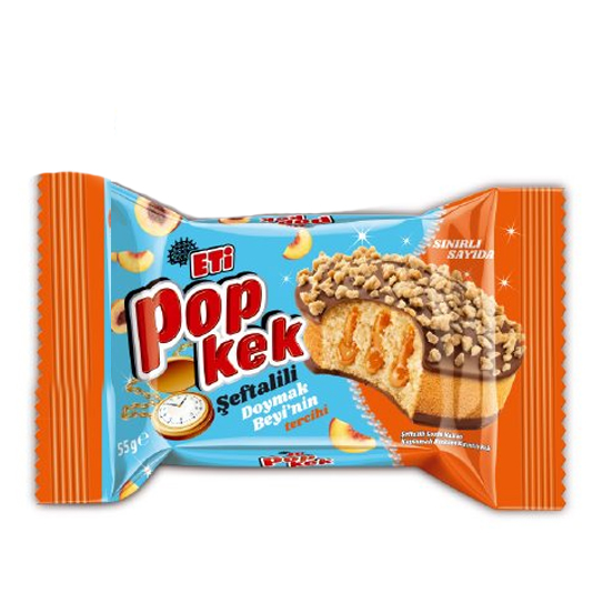 Eti Popkek Şeftalili Kek 55 Gr